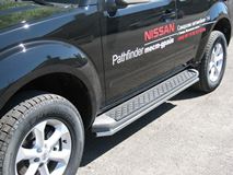 Пороги труба D42 для Nissan Pathfinder 2010-2013