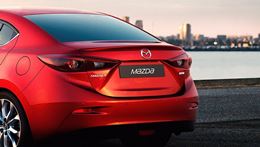 Спойлер на Mazda 3 2014-нв