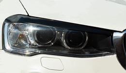 Реснички на передние фары BMW X3 2014-2017