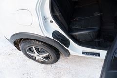 Накладки на внутренние части задних арок со скотчем для Renault Kaptur 2017-2020