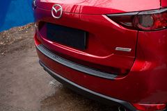 Накладка на задний бампер для Mazda CX-5 2017-2021