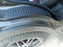 Накладки на внутренние части задних арок без скотча для Mazda CX-5 2017-