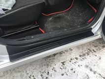 Накладки на внутренние пороги дверей Lada (ВАЗ) Granta лифтбек 2018-
