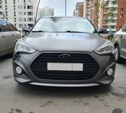 Накладки на фары (реснички) для Hyundai Veloster 2011-2016