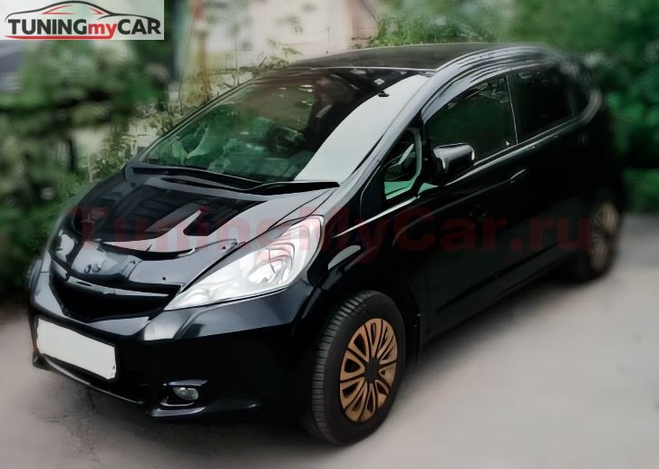 Реснички на фары HONDA FIT 2010-2013 рестайлинг (GP1, GE6, GE7, GE8, GE9)