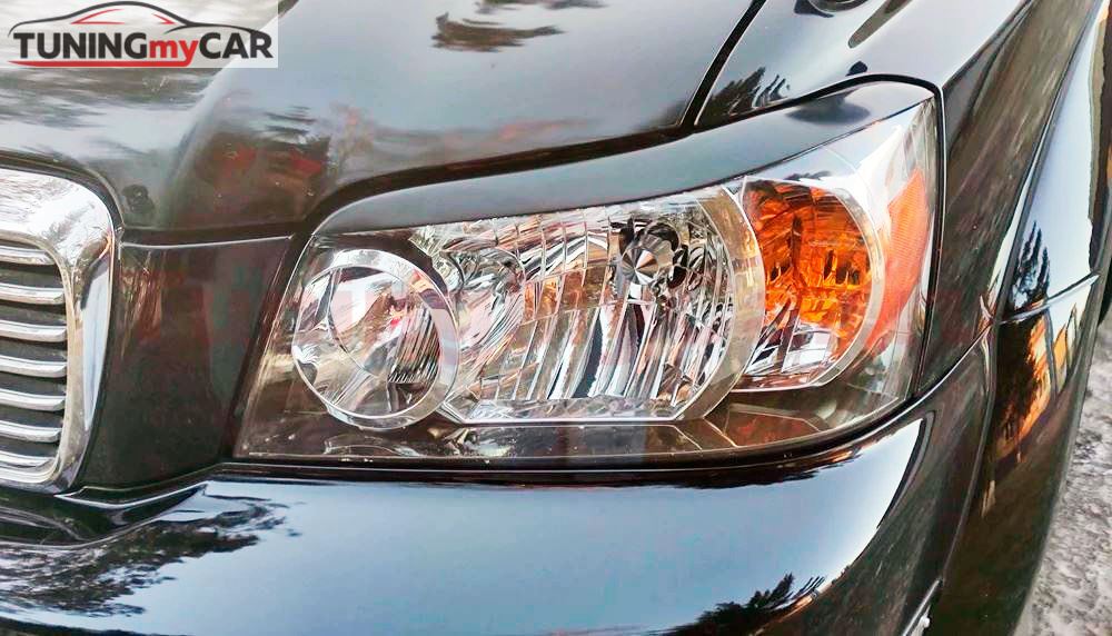 Реснички на фары для Toyota Kluger V ACU20W 2000-2007