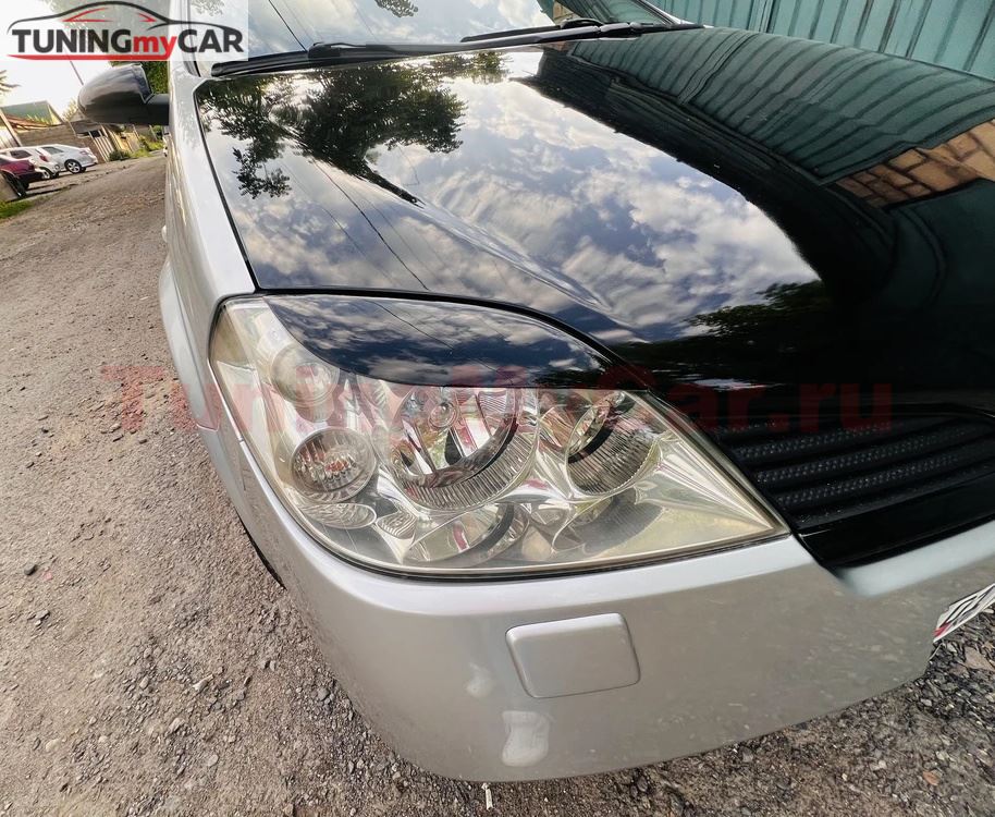 Реснички на фары для Nissan Primera HP12 2002-2008