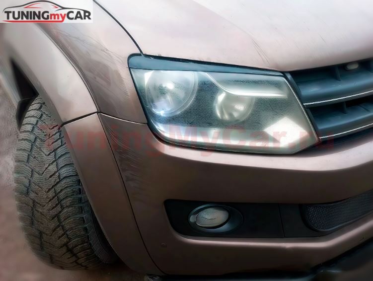 Накладки на фары (реснички) для Volkswagen Amarok (2H) 2010-2016