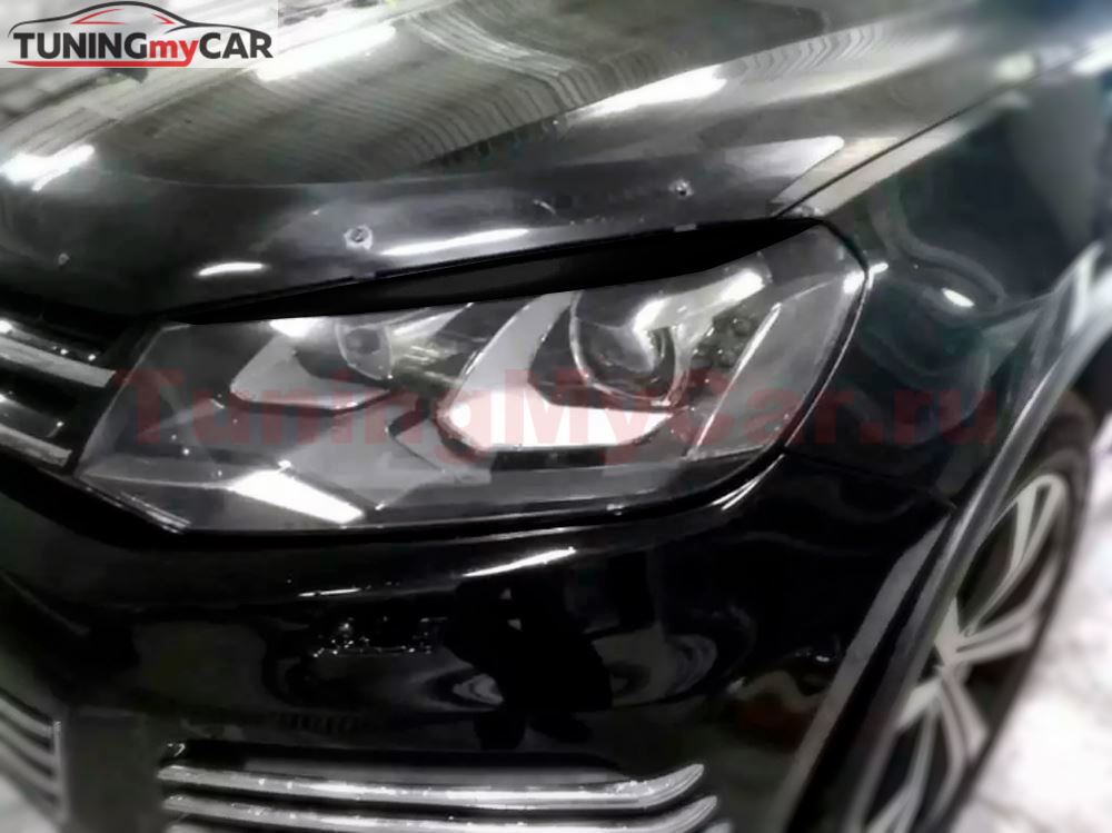 Накладки на фары Volkswagen Touareg 2010-2014