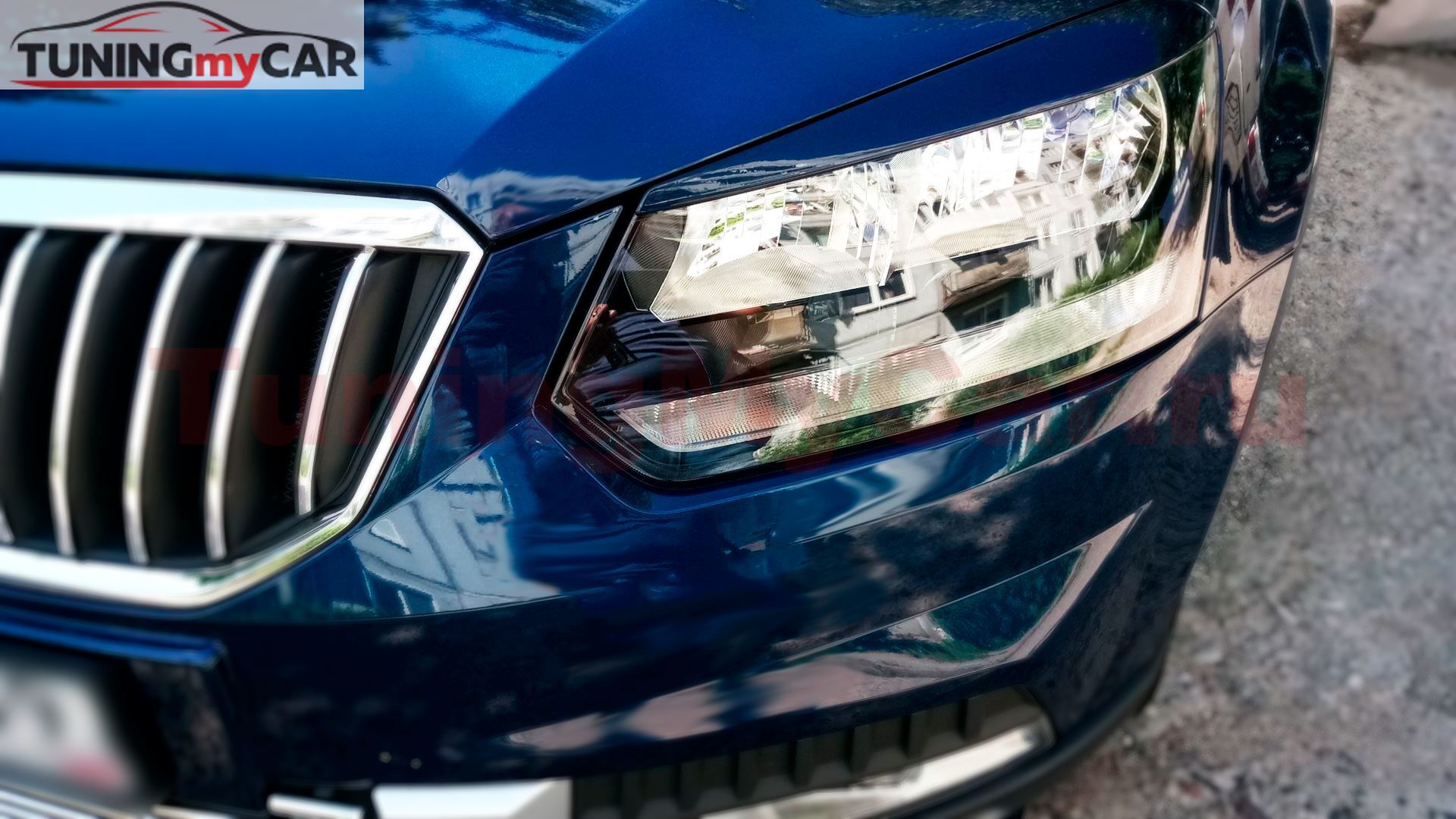 Накладки на фары (реснички) для Skoda Yeti 2013-2018