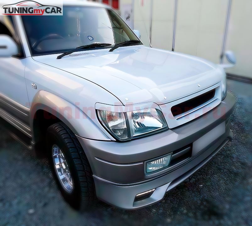 Реснички на фары для Toyota Land Cruiser Prado J90 1996-2002