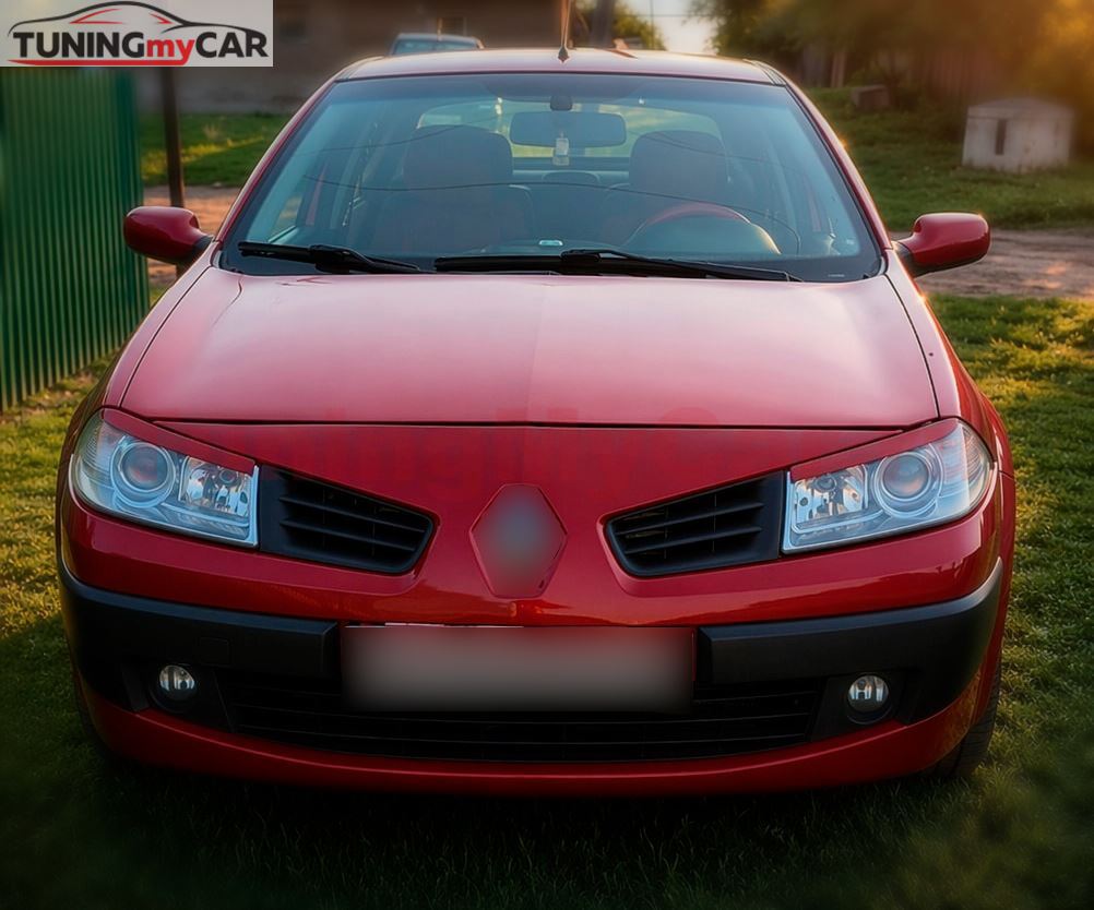 Реснички на фары для RENAULT MEGANE 2006-2009 рестайлинг
