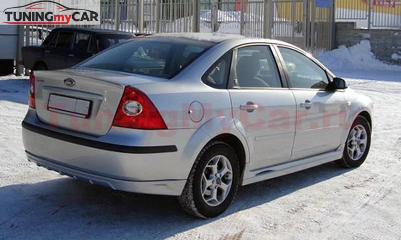 Юбка FT заднего бампера (седан) для Ford Focus 2