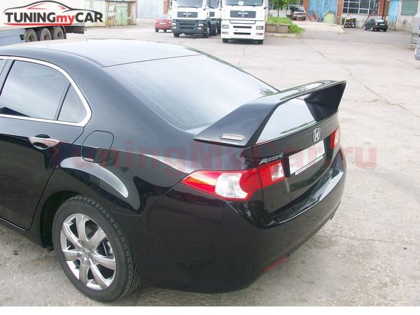 Спойлер высокий "MUGEN Style" var№1  для Honda Accord VIII 2008-2012 / Acura TSX (CU2) 