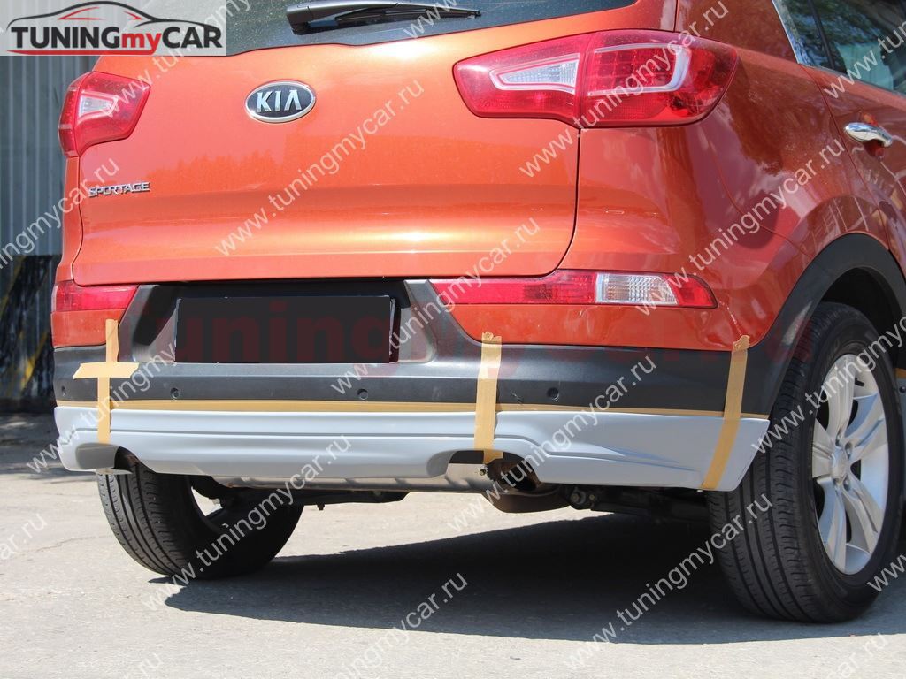 Юбка заднего бампера Ixion Style для KIA Sportage(3rd)