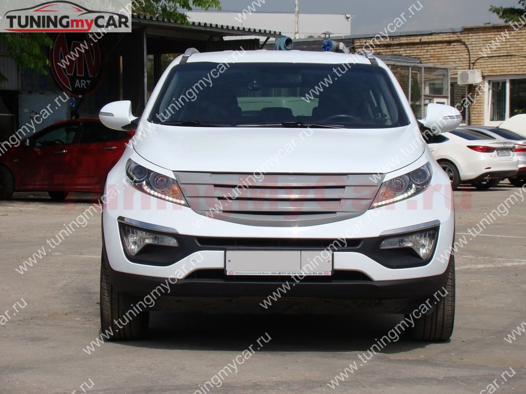 Решетка радиатора для KIA Sportage(3rd) var №2