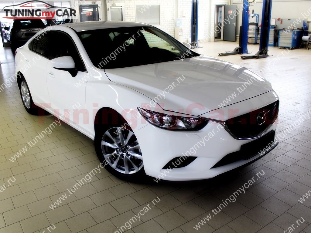 Реснички на фары для Mazda 6 2013- var№1