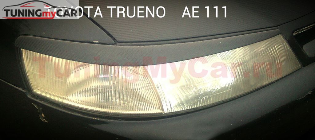 Реснички на фары для Toyota Trueno AE101