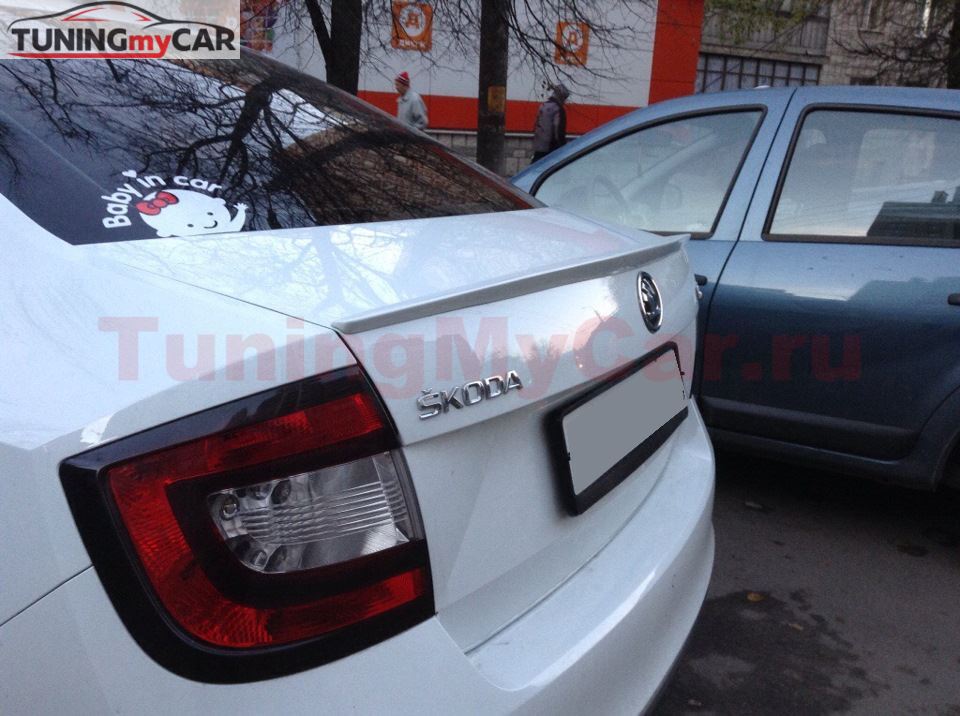 Лип-Спойлер для Skoda Rapid (2012-2021)