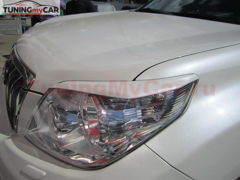 Реснички на фары в стиле JAOS для Toyota LC 150 PRADO