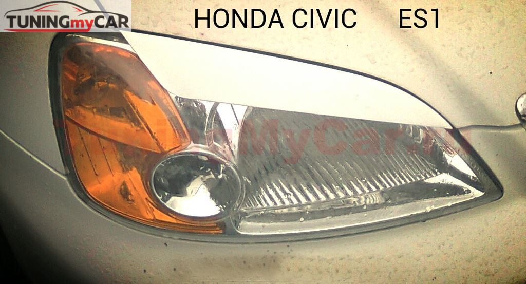 Реснички на фары для Honda Civic ES5 7 поколение 2000 - 2003