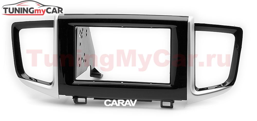 Переходная рамка для установки автомагнитолы CARAV 11-652: 2 DIN / 173 x 98 mm / 178 x 102 mm / HONDA Pilot 2016+