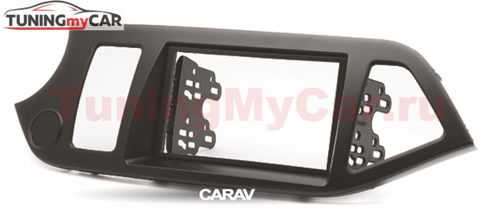 Переходная рамка для установки автомагнитолы CARAV 11-192: 2 DIN / 173 x 98 mm / 178 x 102 mm / KIA Picanto (TA), Morning (TA) 2011-2017