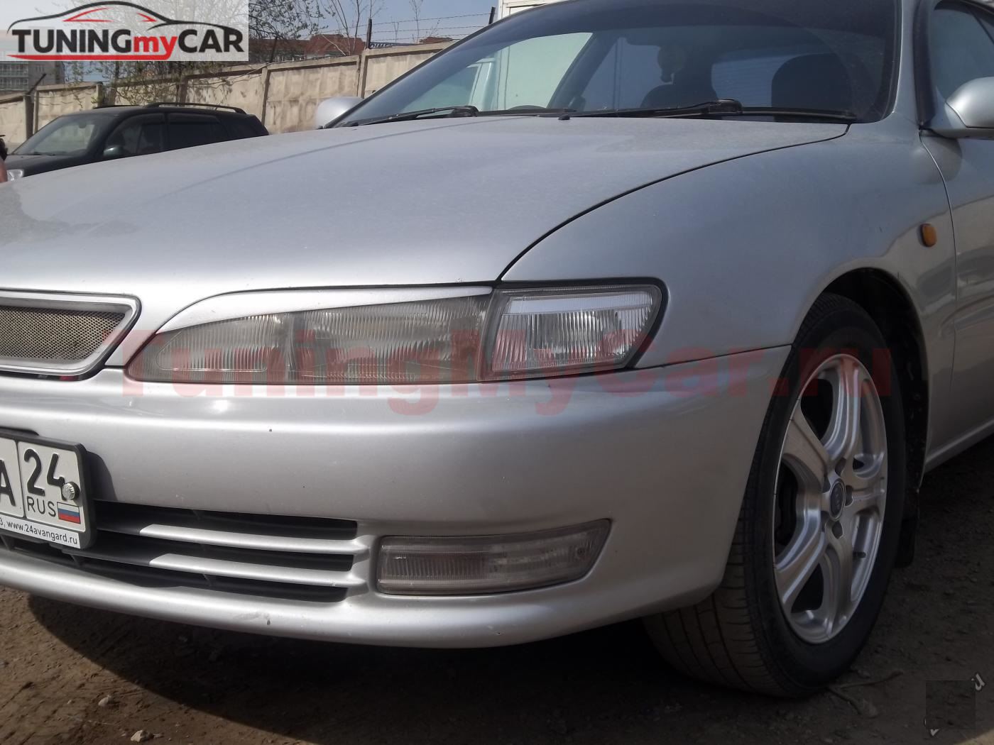 Реснички на фары для Toyota Carina ED 1993-1998 короткие