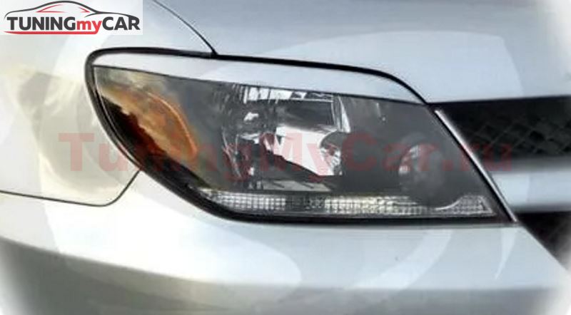 Реснички на фары MITSUBISHI OUTLANDER 2002-2006