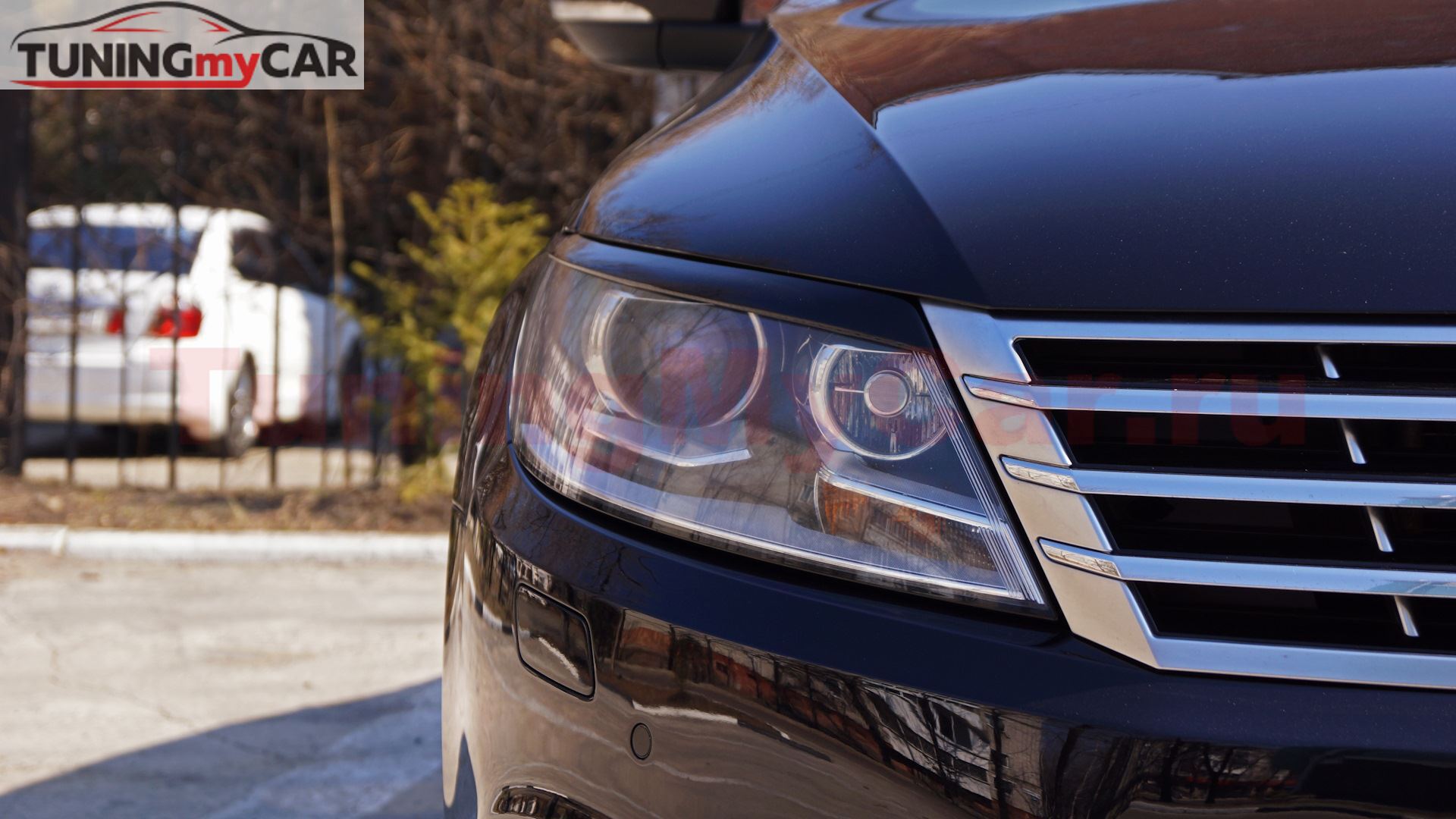 Реснички на фары для Volkswagen Passat CC 2012-2017 рестайлинг